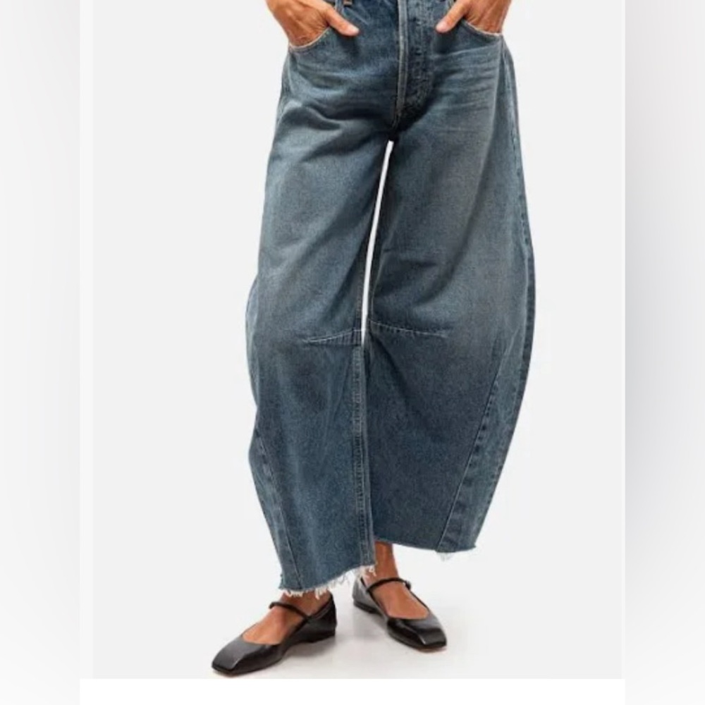 Citizens Of Humanity Distressed Blue High Rise Jeans - Picture 14 of 15